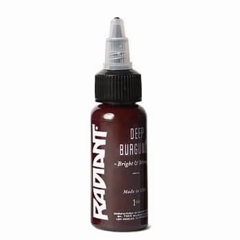 TATTOO INK: RADIANT COLORS DEEP BURGUNDY