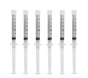 Teeth Whitening Gel 44% Carbamide Peroxide, 6 Tooth Bleaching Gel Syringe Dispensers 6 pcs