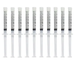 Teeth Whitening Gel Syringe Dispensers 22% Carbamide Peroxide, 10 Tooth Bleaching Gel 3ml Syringes