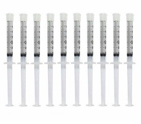 Teeth Whitening Gel Syringe Dispensers 44% Carbamide Peroxide Tooth Bleaching Gel Dispensers 10 pcs