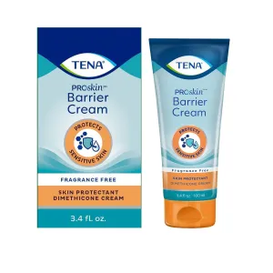 Tena Proskin Barrier Cream Unscented Skin Protectant Cream 3.4 oz. Tube 54442 10 Ct