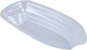 The Baker Celebrations 125 Disposable Plastic Banana Split Boat 8 Oz Medium Containers; Perfect for Banana Splits and Ice Cream Sundaes