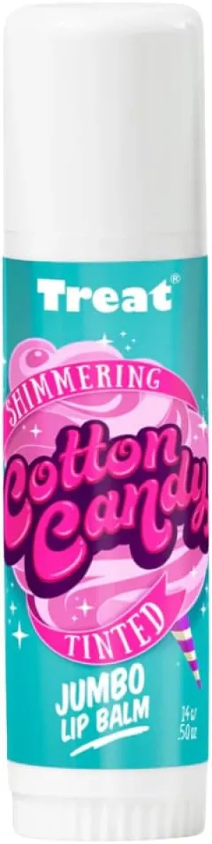 TREAT© JUMBO TINTED LIP BALM (SHIMMERING COTTON CANDY)