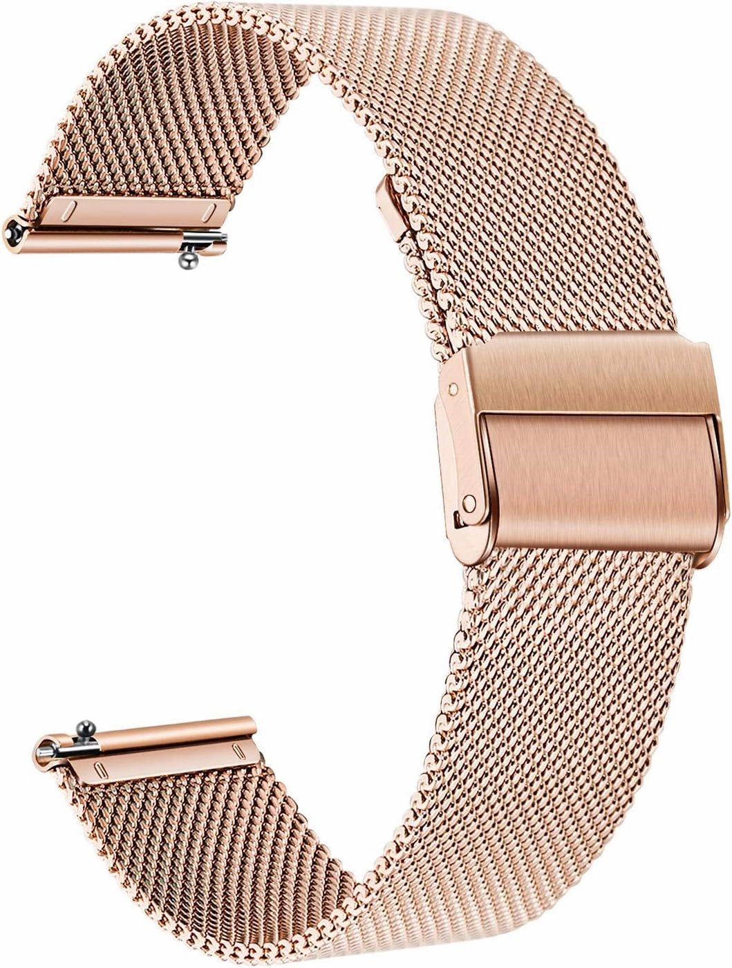 TRUMiRR For Garmin Vivomove HR/Vivoactive 6 5 3 Watchband Women Men, Mesh Stainless Steel Watch Band for Garmin Venu Sq 2 / Forerunner 570 42mm / Vivomove 3 Luxe Style Trend
