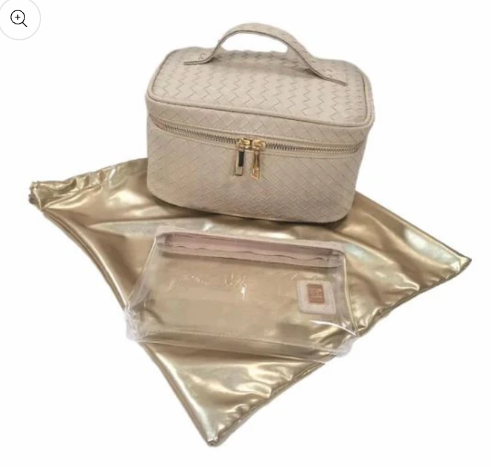 TRVL Luxe Woven Train Case