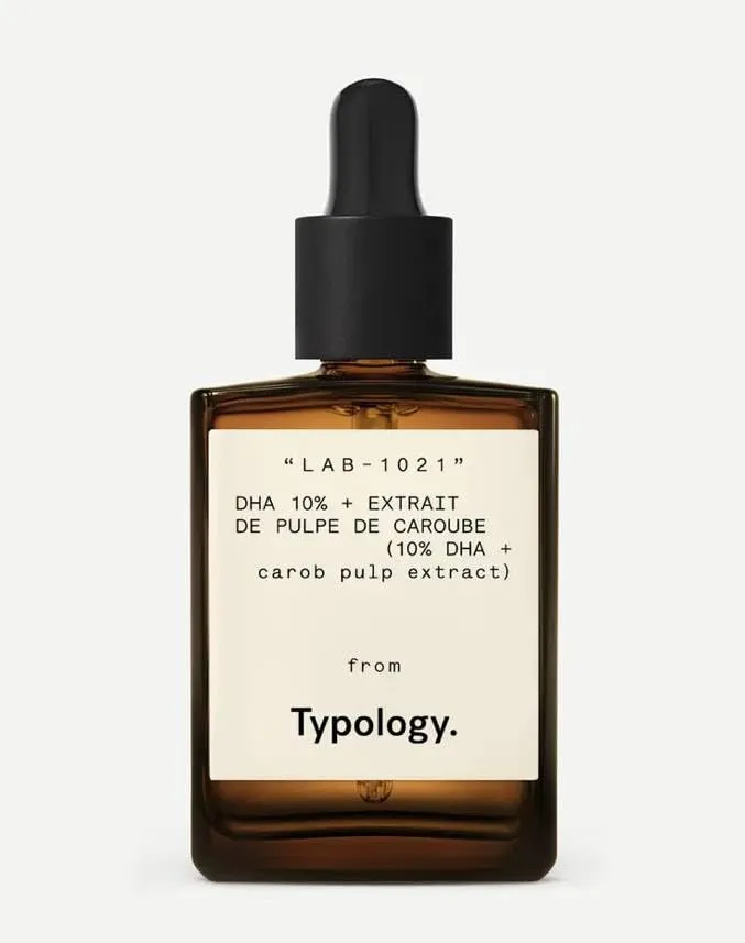 Typology Self-Tanning Serum with 10% DHA   carob pulp extract, Clear