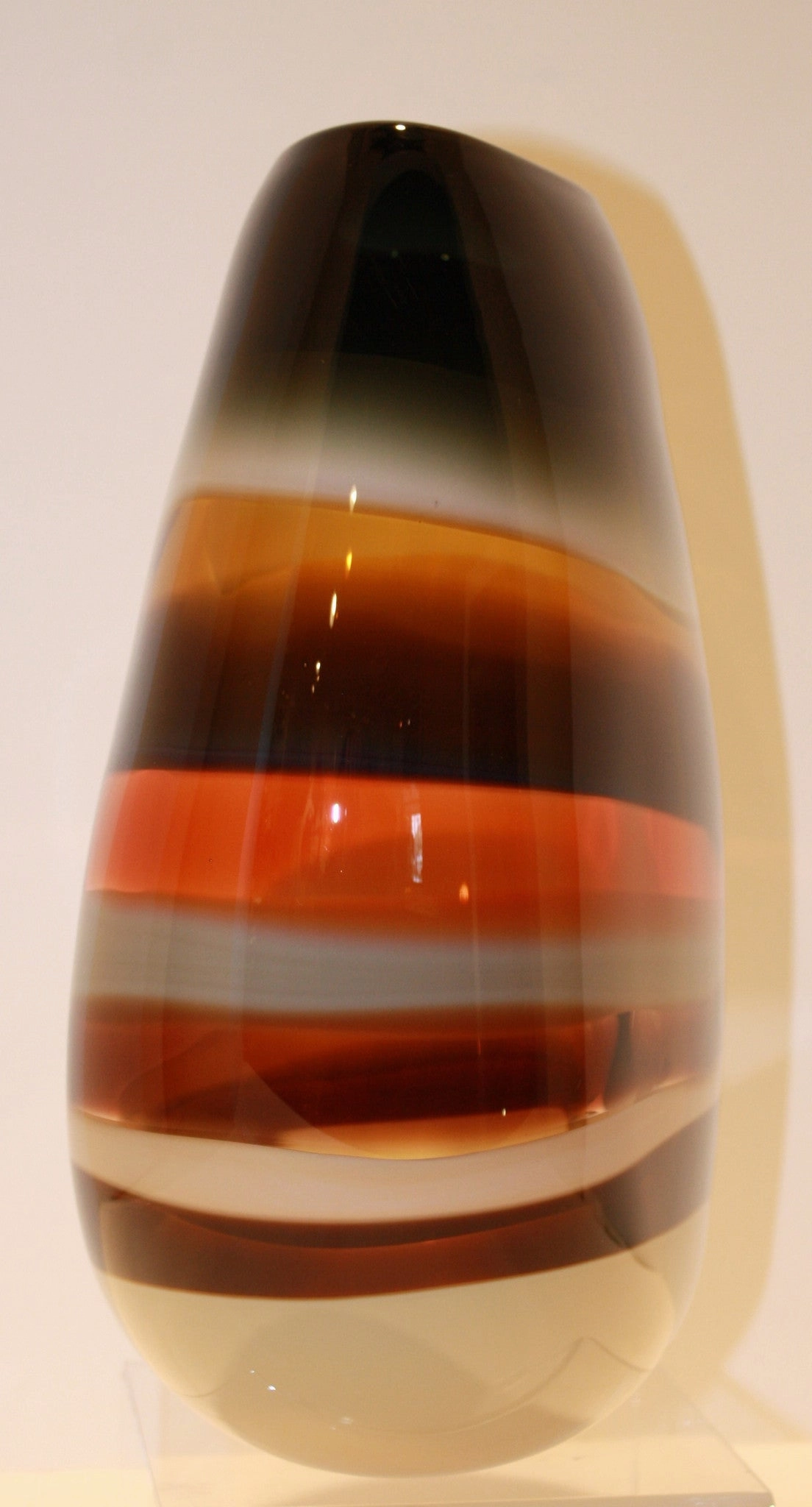 United Glass Blowing Barrel Vase