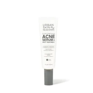 Urban Skin Rx Clear Complexion Acne Serum   Spot Treatment | Helps to Reduce   Prevent Breakouts, Improves the Look of Blemishes and Aging Skin with 5% Benzoyl Peroxide and 5% Glycolic Acid | 1 Fl Oz