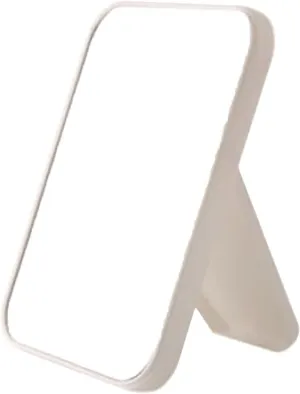Vanity Mirror Single Sided Makeup Mirror Rectangular Vanity Mirror with Folding Bracket Table Desk Mirror with Stand for Girls Women Pr Sale (Color : C) (B)