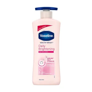 Vaseline Daily Brightening Daily Moisturizer, 600 ml, for Glowing Skin, with Vitamin B3, Visibly Radiant Skin in 2 Weeks, Lightweight. (Pack of 2) 1200 ml Total