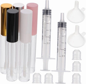 VICASKY 30pcs Refillable Mascara Tubes Clear DIY Eyelash Containers Durable Lip Gloss Bottles for Essential Oils and Daily Care Lightweight and Portable Design
