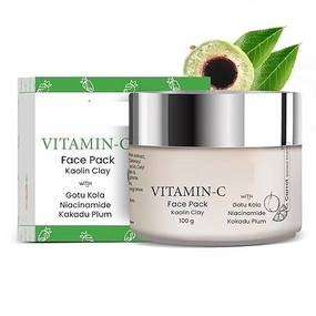 Vitamin C Face Mask for Glowing Skin, Facial Cream For Women and Men, All Skin Types, 100gms (3.52oz)