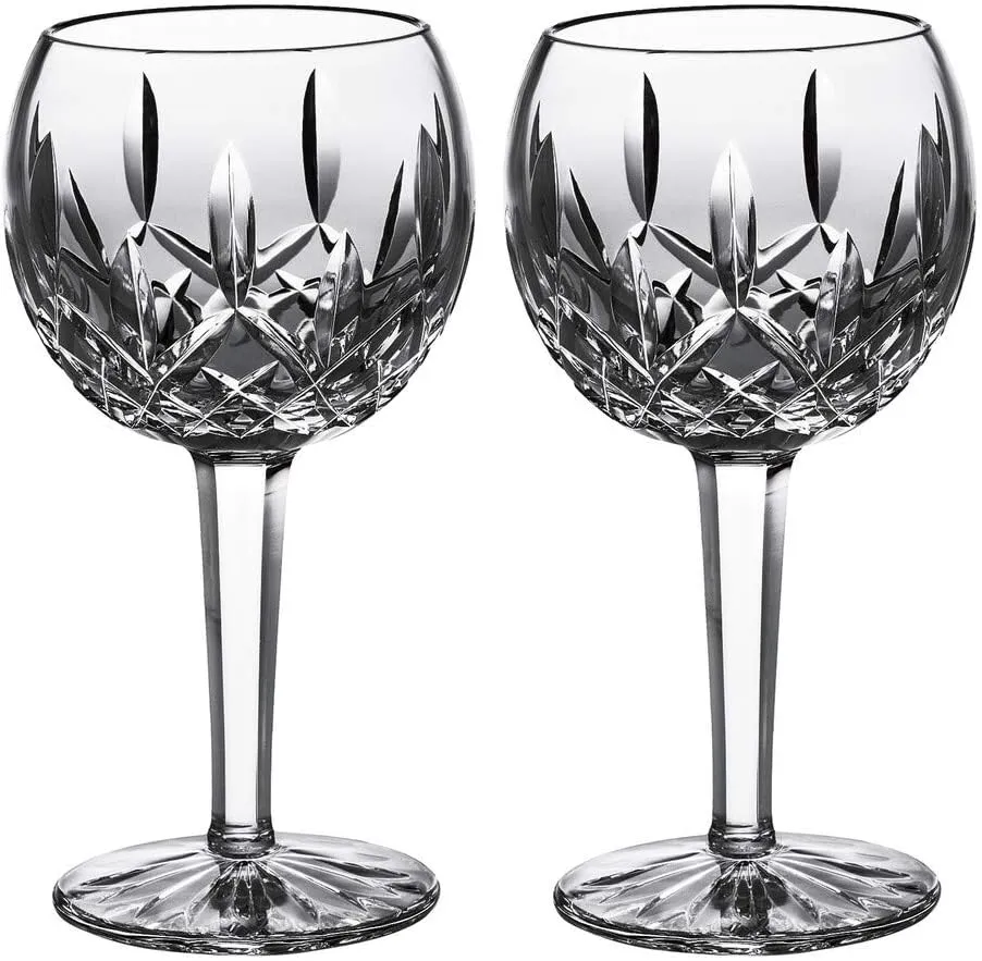 Waterford Lismore Balloon Wine Glass, Set of 2