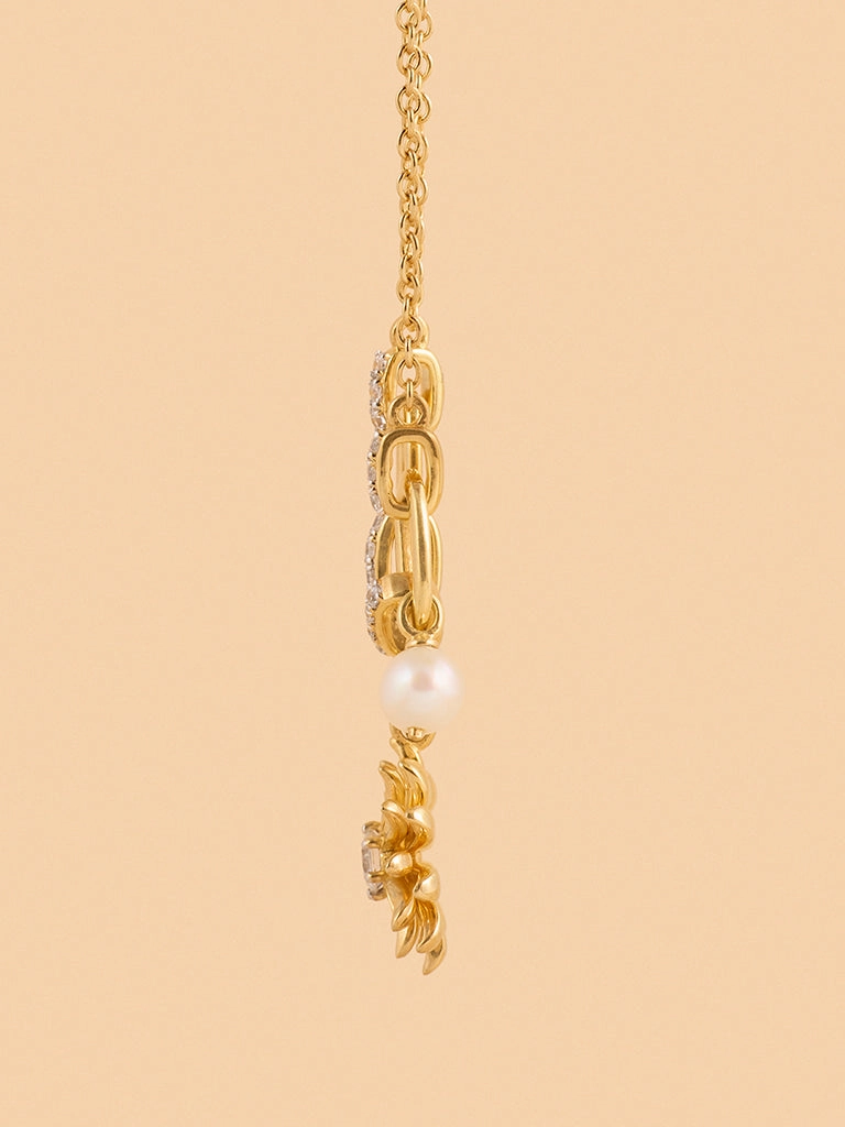 Westside X Pome Gold Pearl Daisy Necklace
