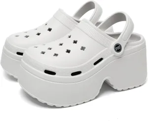 Women's 3.5" Platform Clogs | Animal Print Chunky Sandals with Cloud-Like Cushioning (Sizes 35-40, 2025 Summer Collection)