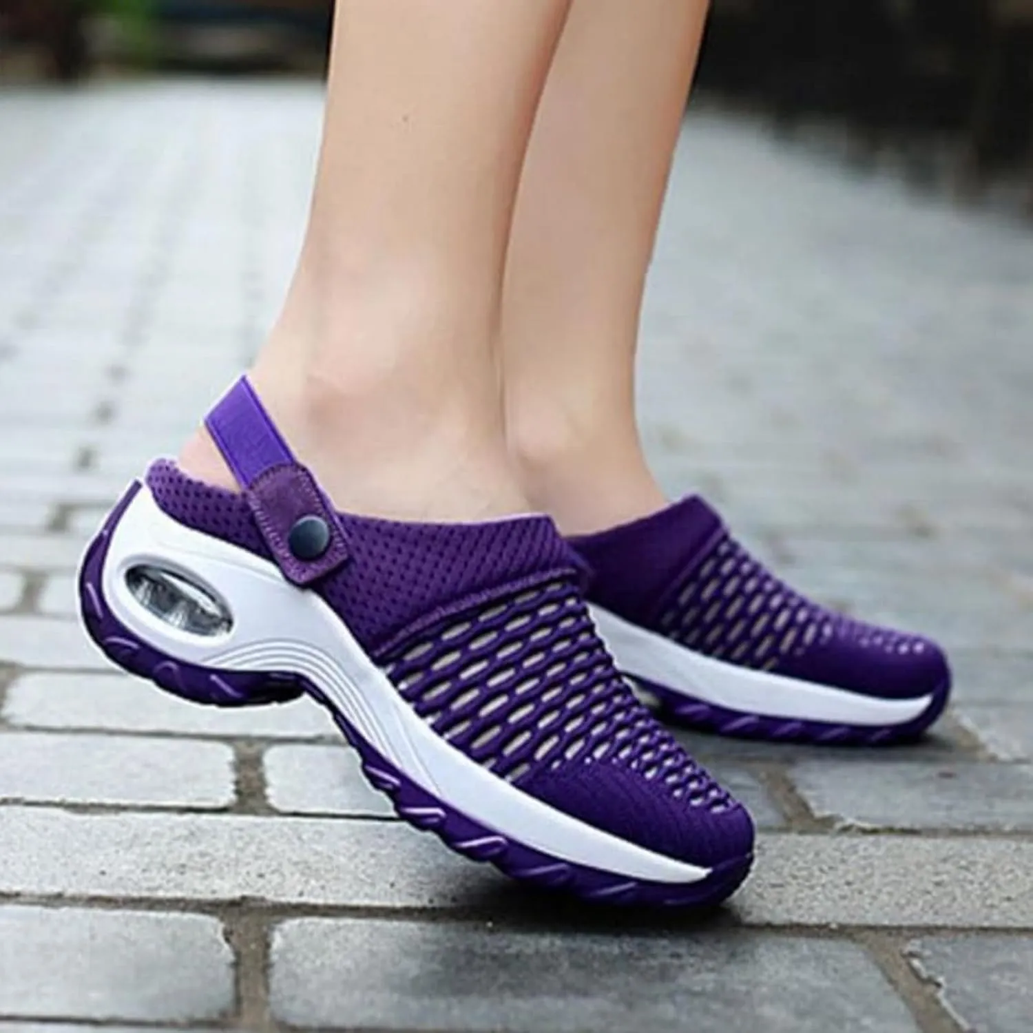 Women's Orthopedic Clogs Breathable Mesh Mules Comfort Wear Orthowear Shoes Lightweight Sports Sandals Slip On Ladies Sneakers Beach Walking Shoes for Summer Comfortable Sandal Clogs for Nurse 2025