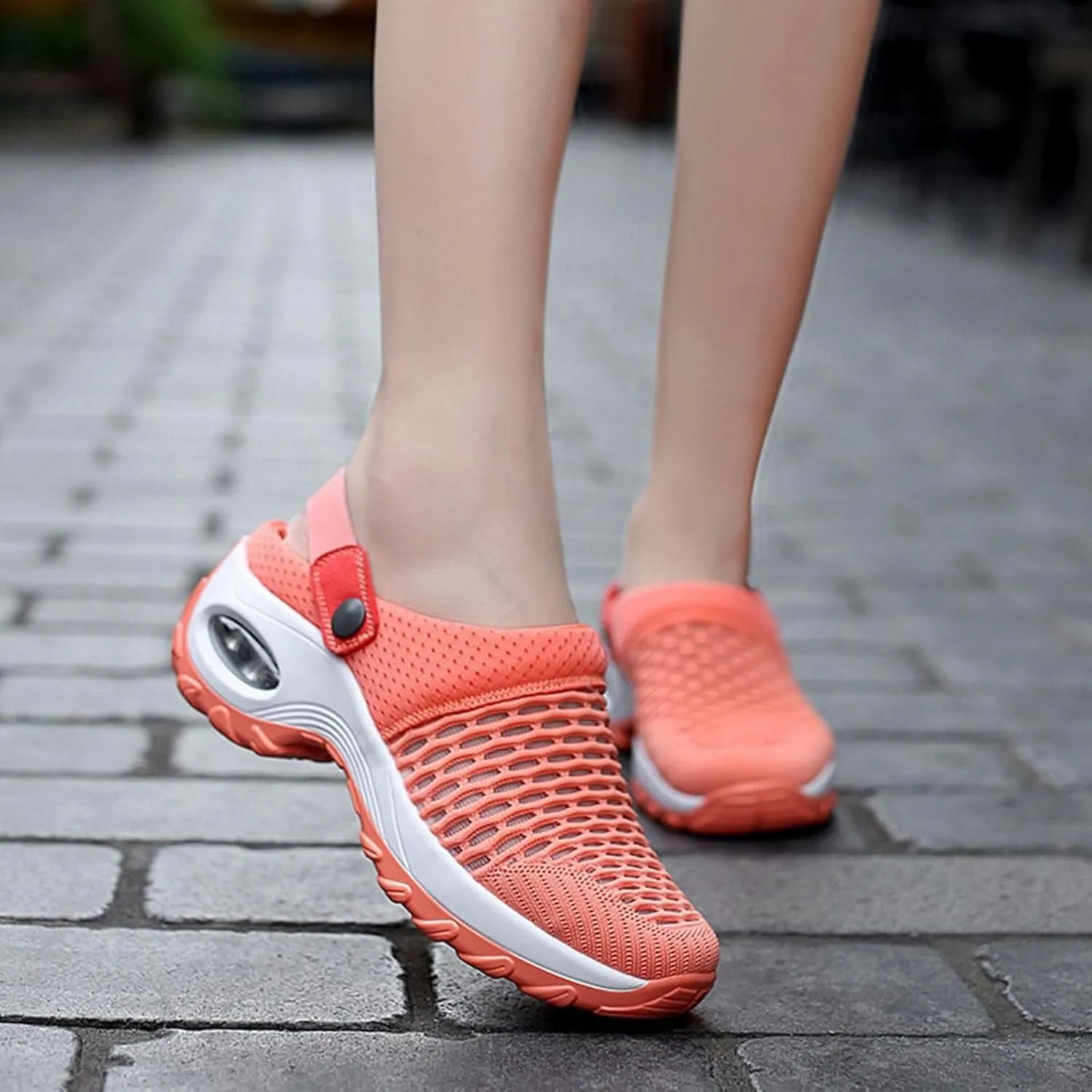 Women's Orthopedic Clogs Breathable Mesh Mules Comfort Wear Orthowear Shoes Lightweight Sports Sandals Slip On Ladies Sneakers Beach Walking Shoes for Summer Comfortable Sandal Clogs for Nurse 2025