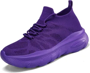 Women's Spring and Summer Fashion Solid Color Mesh Lace Up Sneakers Casual Comfortable Womens Size 8 Water Socks