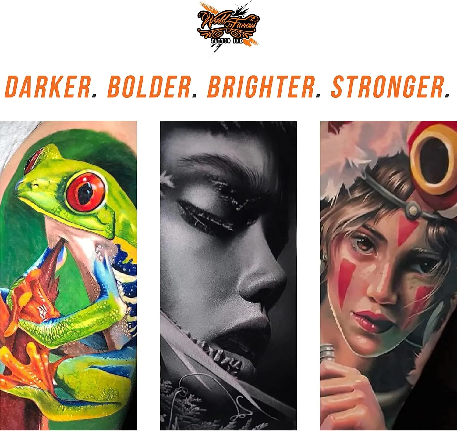 World Famous Tattoo Ink - Blackout Black, Ultra-Thin Black Tattoo Ink for Lining, Shading & Portrait Work - Vegan, Cruelty-Free, Professional-Grade Supplies & Equipment