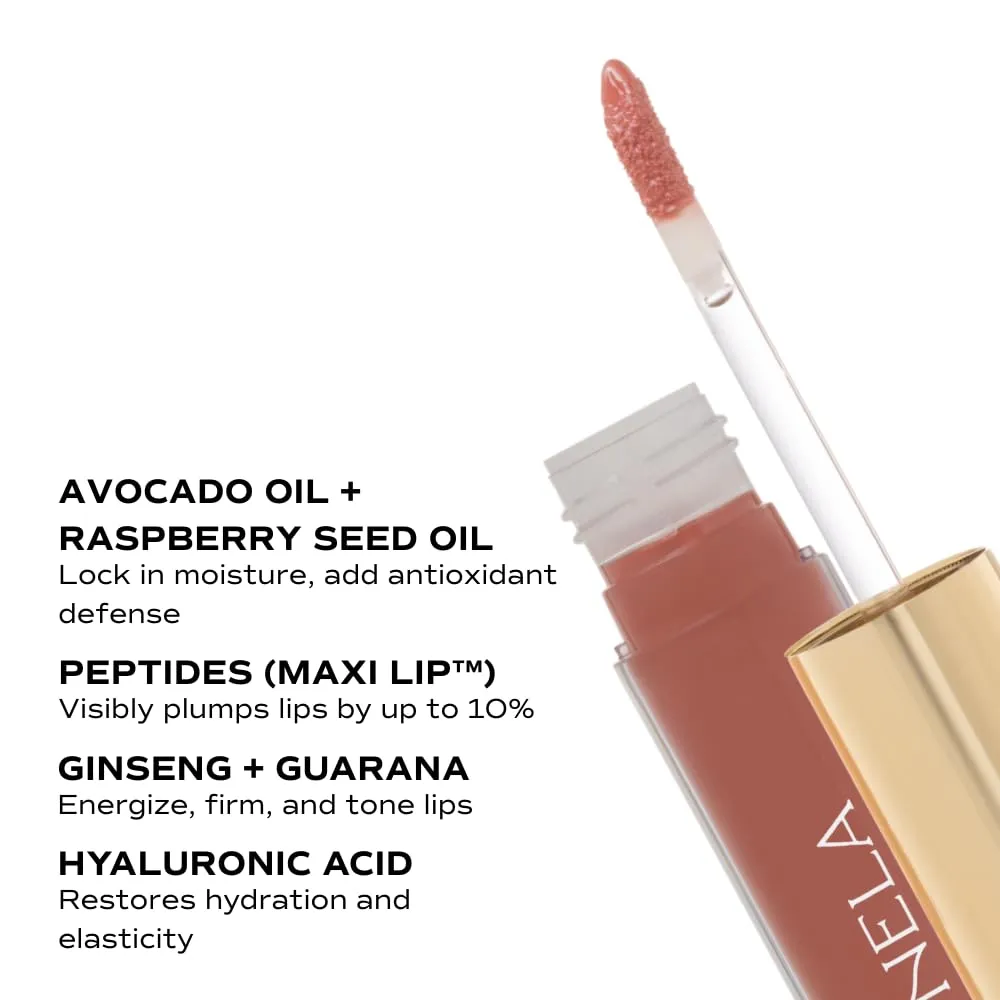 Your Best Self Peptide Hydrating Lip Gloss - Brick - Bold Moves
