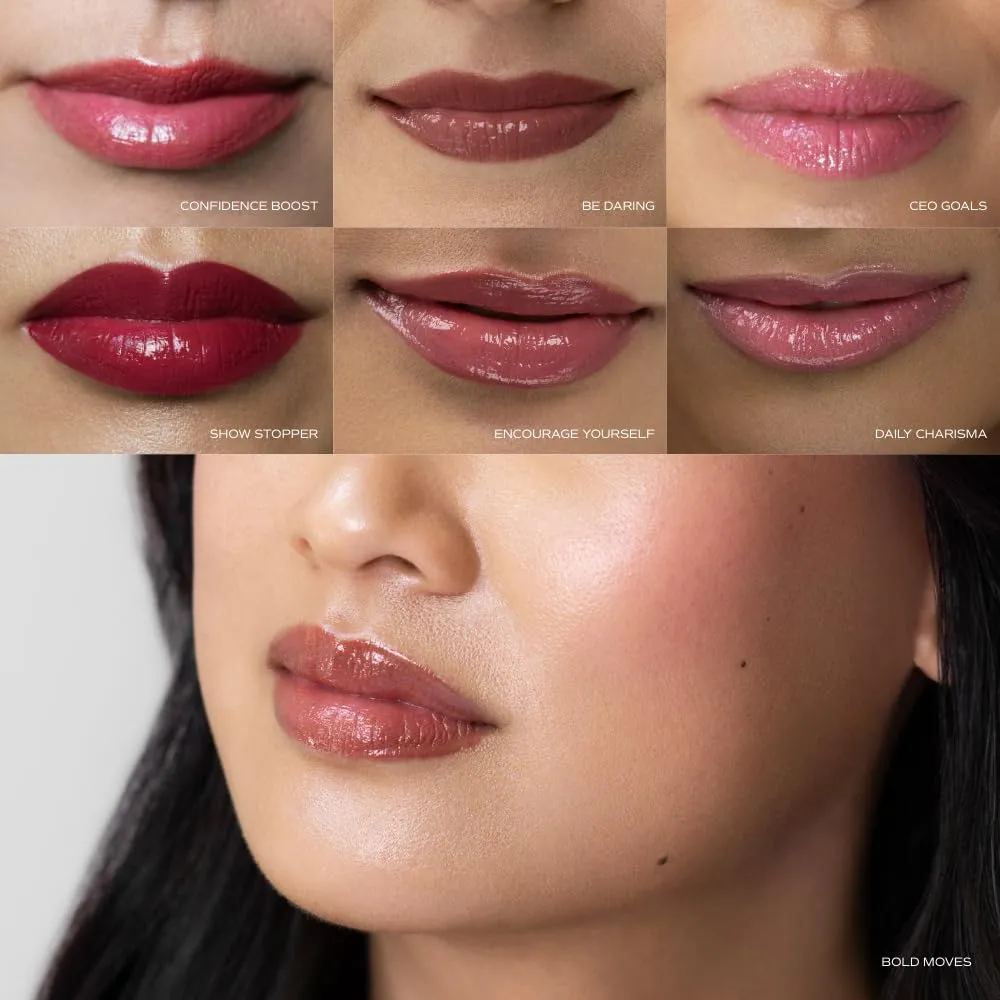 Your Best Self Peptide Hydrating Lip Gloss - Brick - Bold Moves