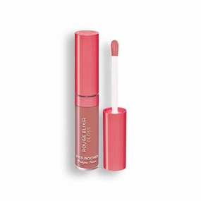Yves Rocher Rouge Elixir Lip Gloss High Shine & Rich Color Hydrating Non-Sticky Formula Women Makeup 03 Nude – 7ml / 0.24 flOz