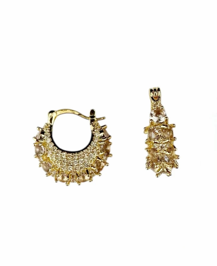 Zahara Crystal Hoop