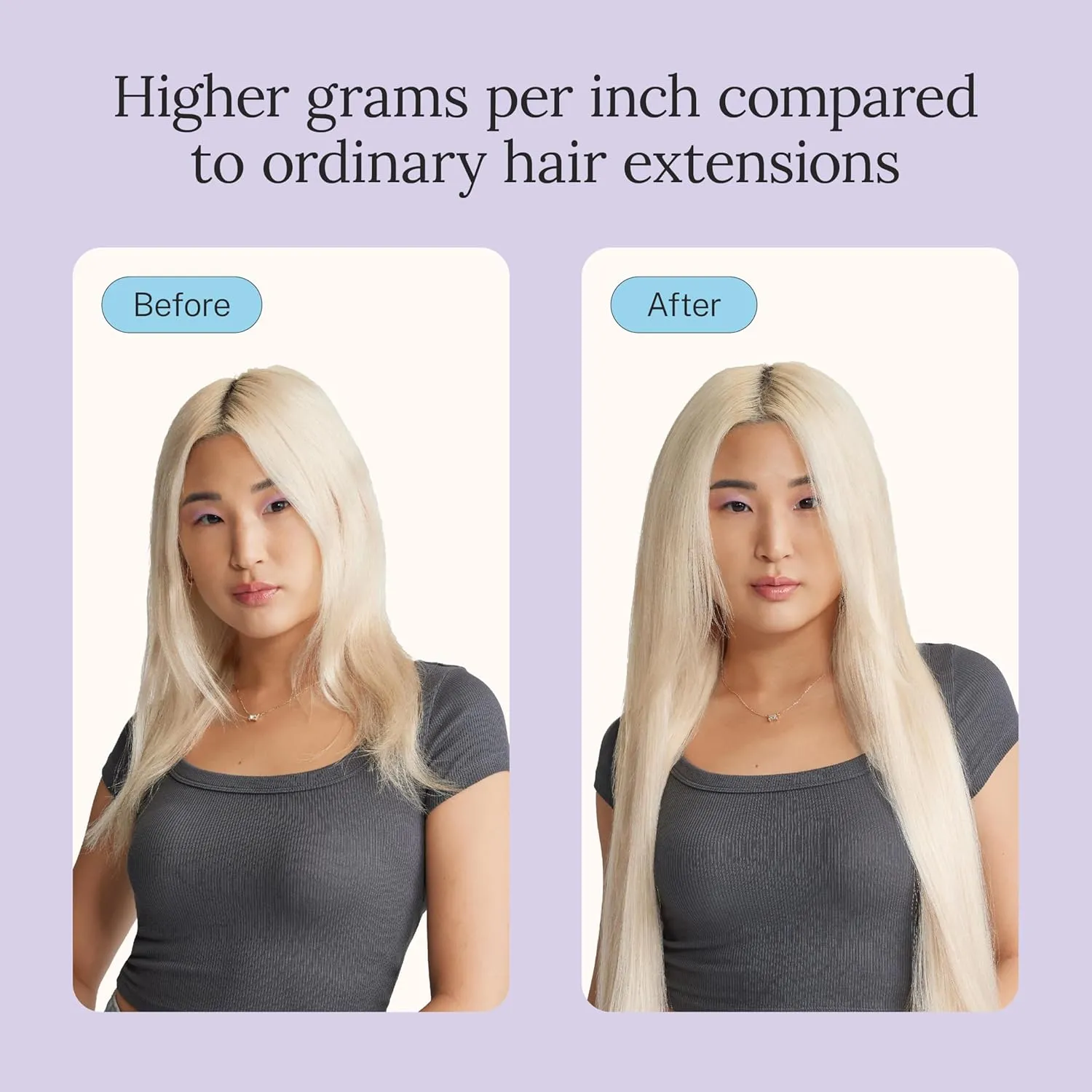 Zala Clip In Hair Extensions - 100% Human Hair - Easy Install & Natural Full Head of Remy Hair Extensions - Gain Volume & Length Instantly - 9 Piece Clip-in Set in Ice Queen Blonde (230g / 24 inch)