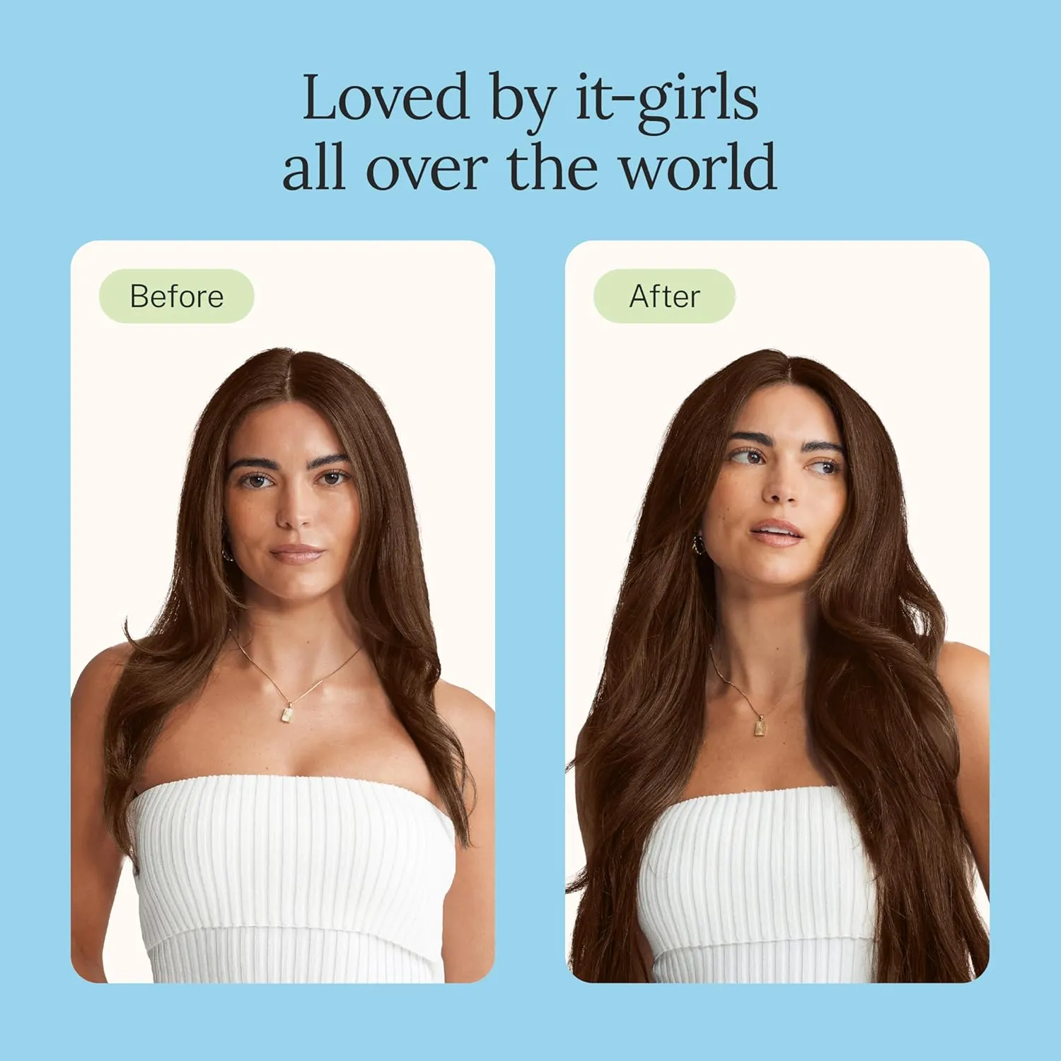 Zala Clip In Hair Extensions - 100% Remy Human Hair - Natural, Silky & Straight Discreet Clip in Extensions - Blend Easy into Natural Hair - 5 Piece Set, in Rich Mocha (100g / 20 inch)
