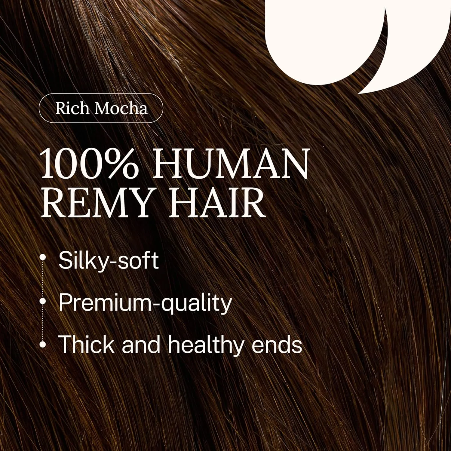 Zala Clip In Hair Extensions - 100% Remy Human Hair - Natural, Silky & Straight Discreet Clip in Extensions - Blend Easy into Natural Hair - 5 Piece Set, in Rich Mocha (100g / 20 inch)