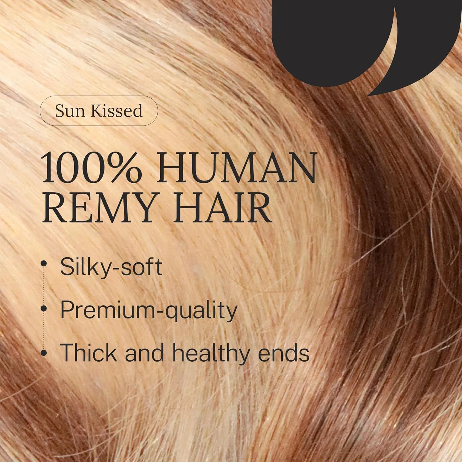 Zala Real Human Hair Clip-In Hair Extensions - Seamless Clip Ins for Natural, Full Hair - Clip In Hair Extensions for Instant Volume & Length - 9 Piece Clip-in Set in Sun Kissed (190g / 20 inch)