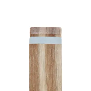 Zala Tape In Hair Extensions - Premium Human Remy Hair Extensions with Easy Installation - Uses Lightweight, Non-Damaging Tape Adhesive Tabs - Honey Beach Blonde (52g / 20 inch)