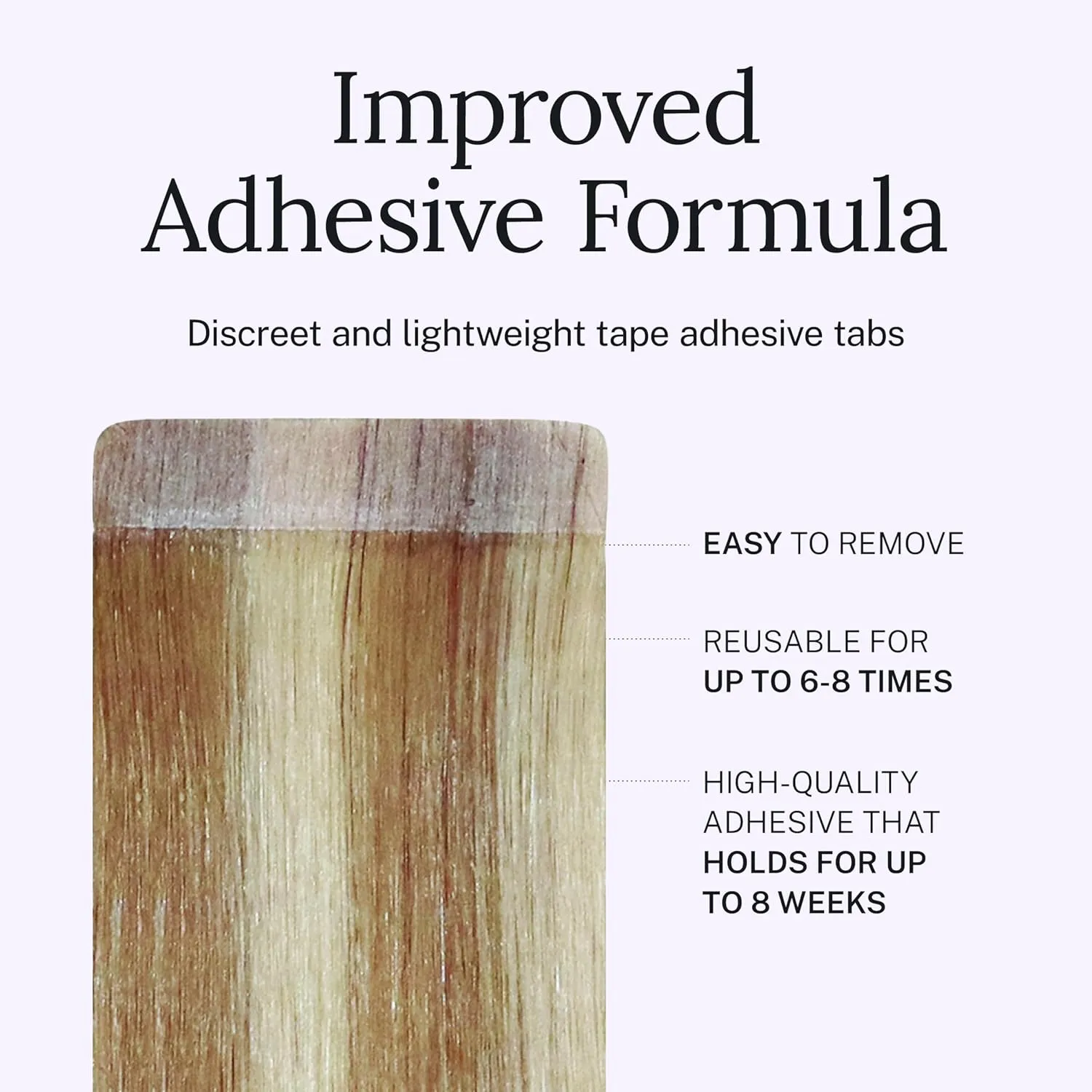 Zala Tape In Hair Extensions - Premium Human Remy Hair Extensions with Easy Installation - Uses Lightweight, Non-Damaging Tape Adhesive Tabs - Honey Beach Blonde (52g / 20 inch)