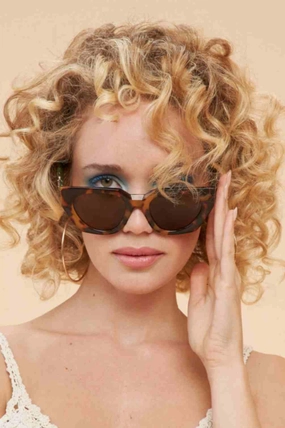 Zelia Luxe Sunglasses - Tortoiseshell/Olive