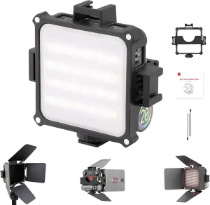 ZHIYUN FIVERAY M20 LED Video Light Bi - Color LED 2700K- 6500K DynaVort Cooling System Mark II with Radiant Full-Color RGB Glow