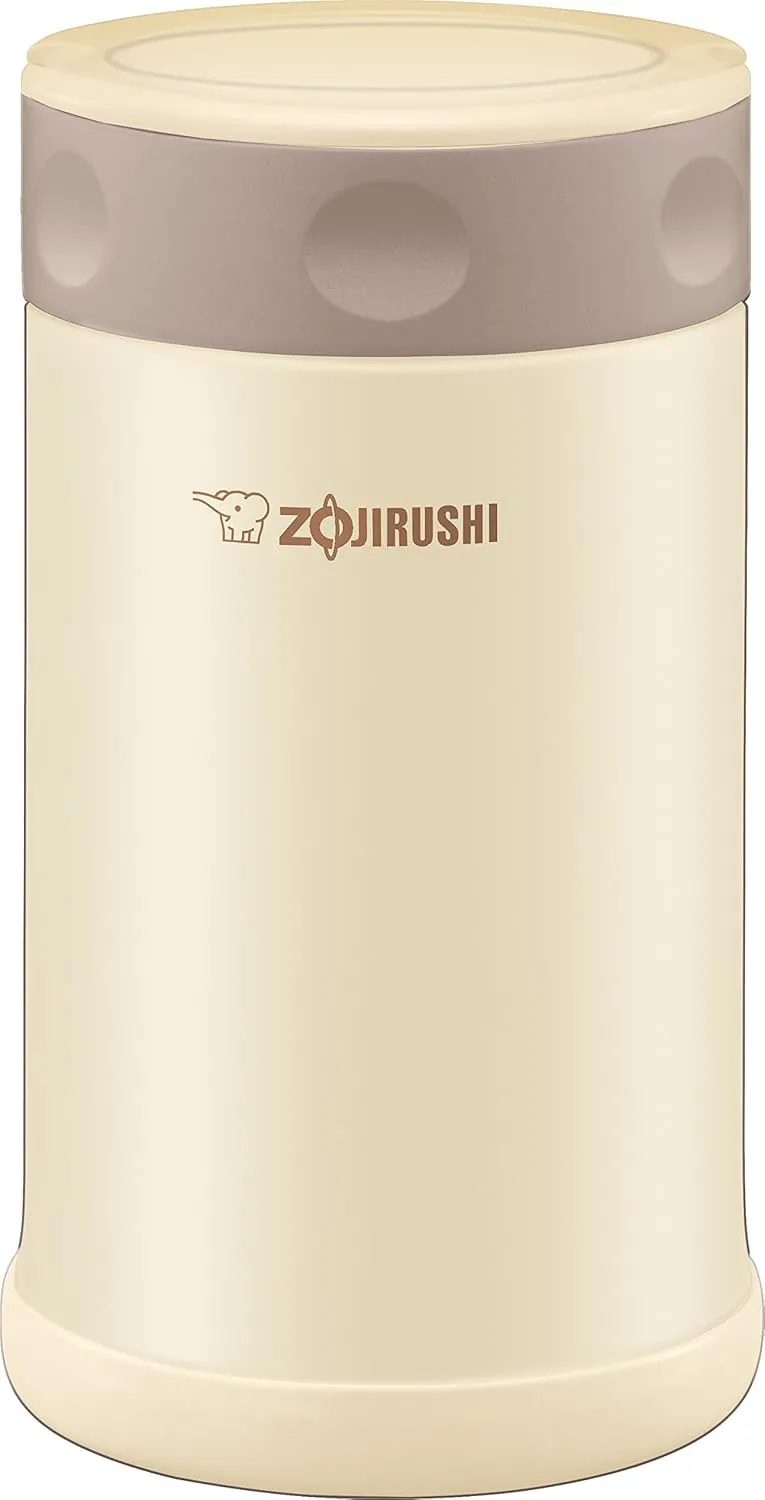 Zojirushi Stainless Steel Food Jar, 25-Ounce, Cream